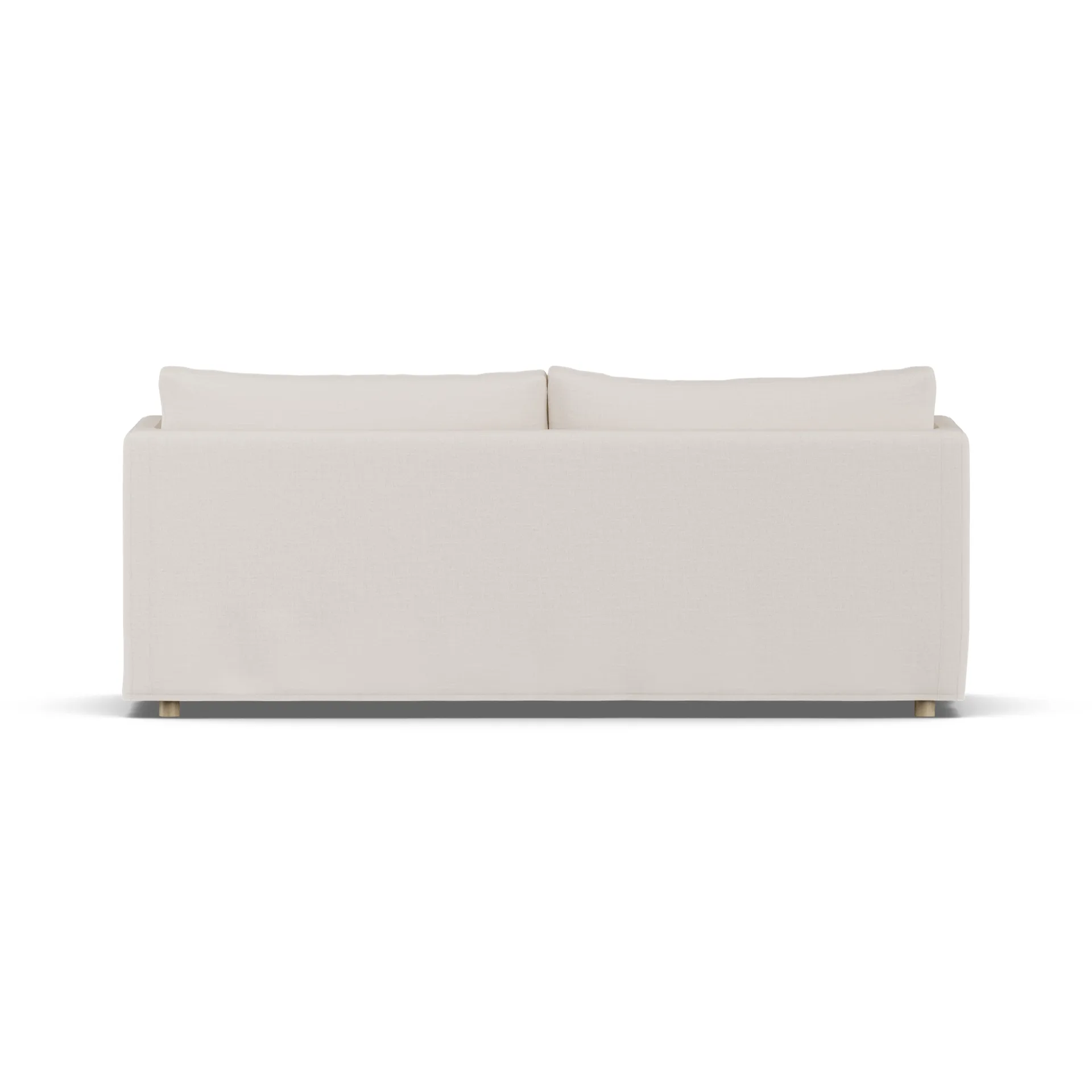 Linnevik sofa, Same Off White 6671-hvidolieret eg, 3-pers., med skørt 1898