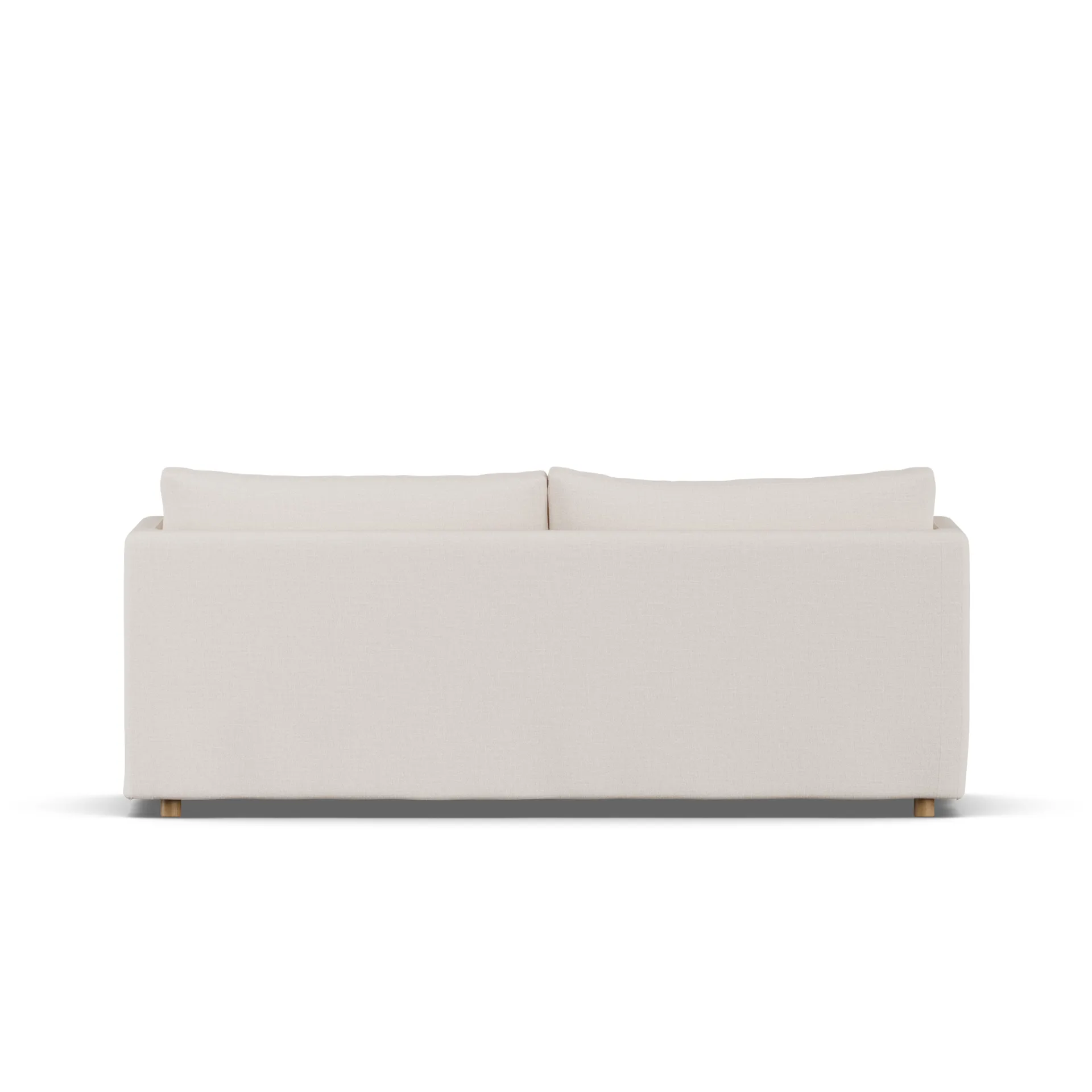 Linnevik sofa, Same Off White 6671-hvidolieret eg, 3-pers., med skørt 1898