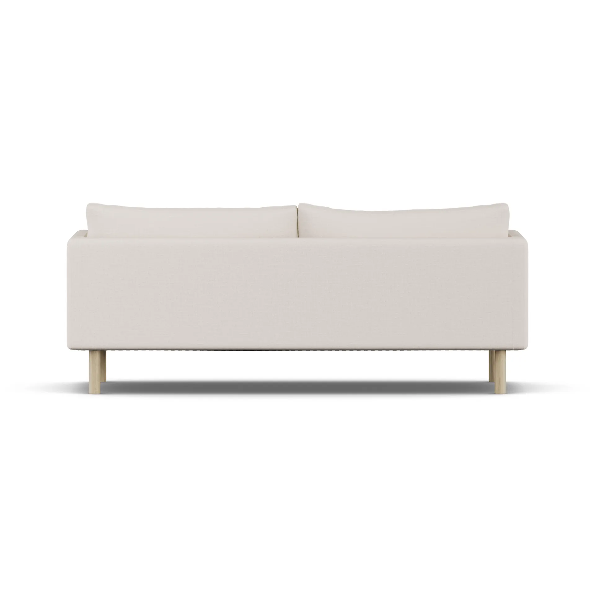 Linnevik sofa, Same Off White 6671-hvidolieret eg, 3-pers., uden skørt 1898