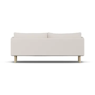 Linnevik sofa - Same Off White 6671-hvidolieret eg, 3-pers., uden skørt - 1898