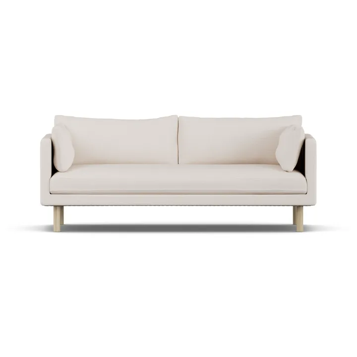 Linnevik sofa - Same Off White 6671-hvidolieret eg, 3-pers. - 1898