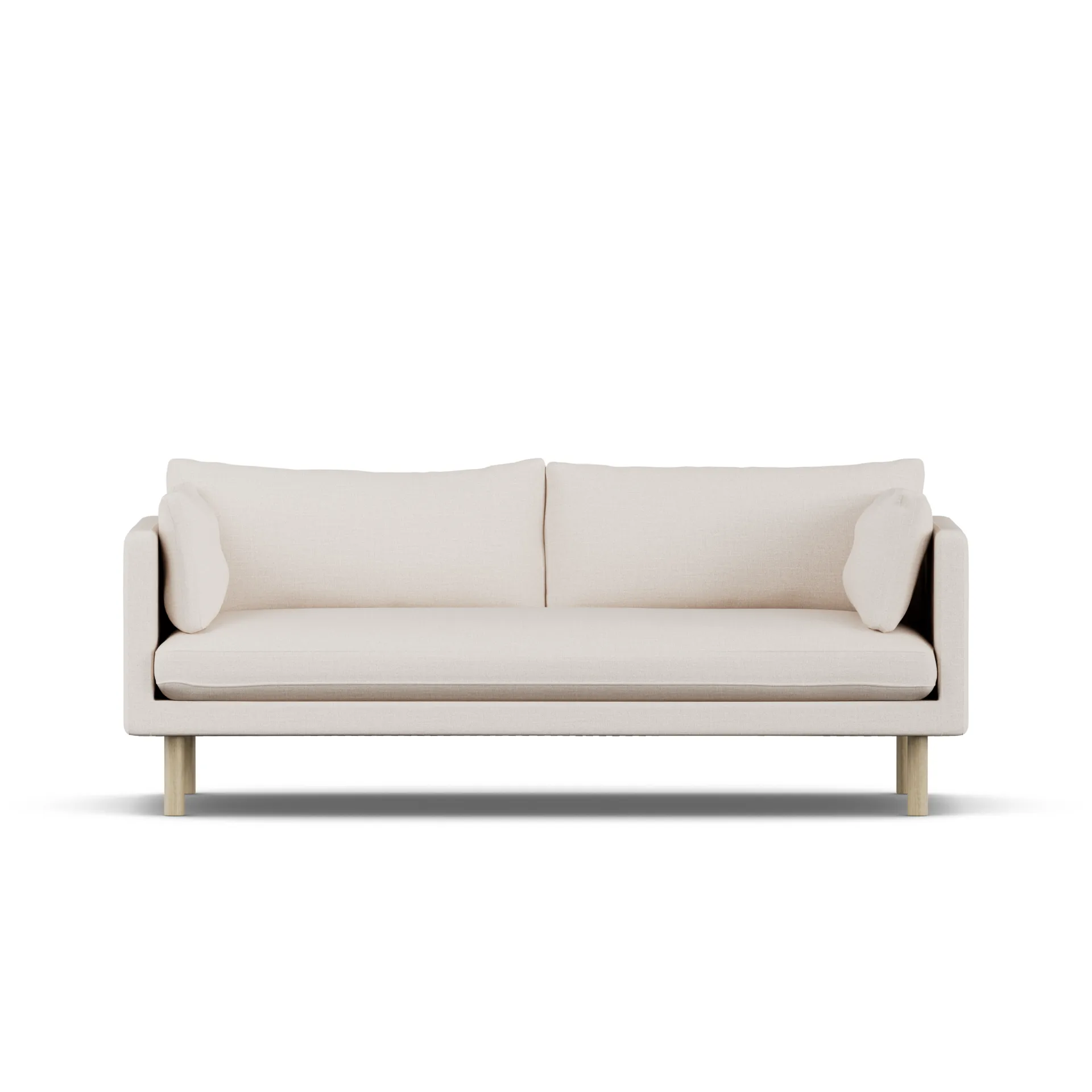 Linnevik sofa, Same Off White 6671-hvidolieret eg, 3-pers. 1898