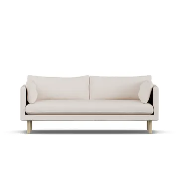 Linnevik sofa - Same Off White 6671-hvidolieret eg, 3-pers. - 1898