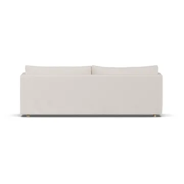 Linnevik sofa - Same Off White 6671-hvidolieret eg, 4-pers., med skørt - 1898