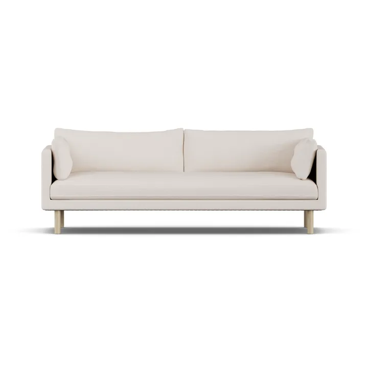 Linnevik sofa - Same Off White 6671-hvidolieret eg, 4-pers. - 1898