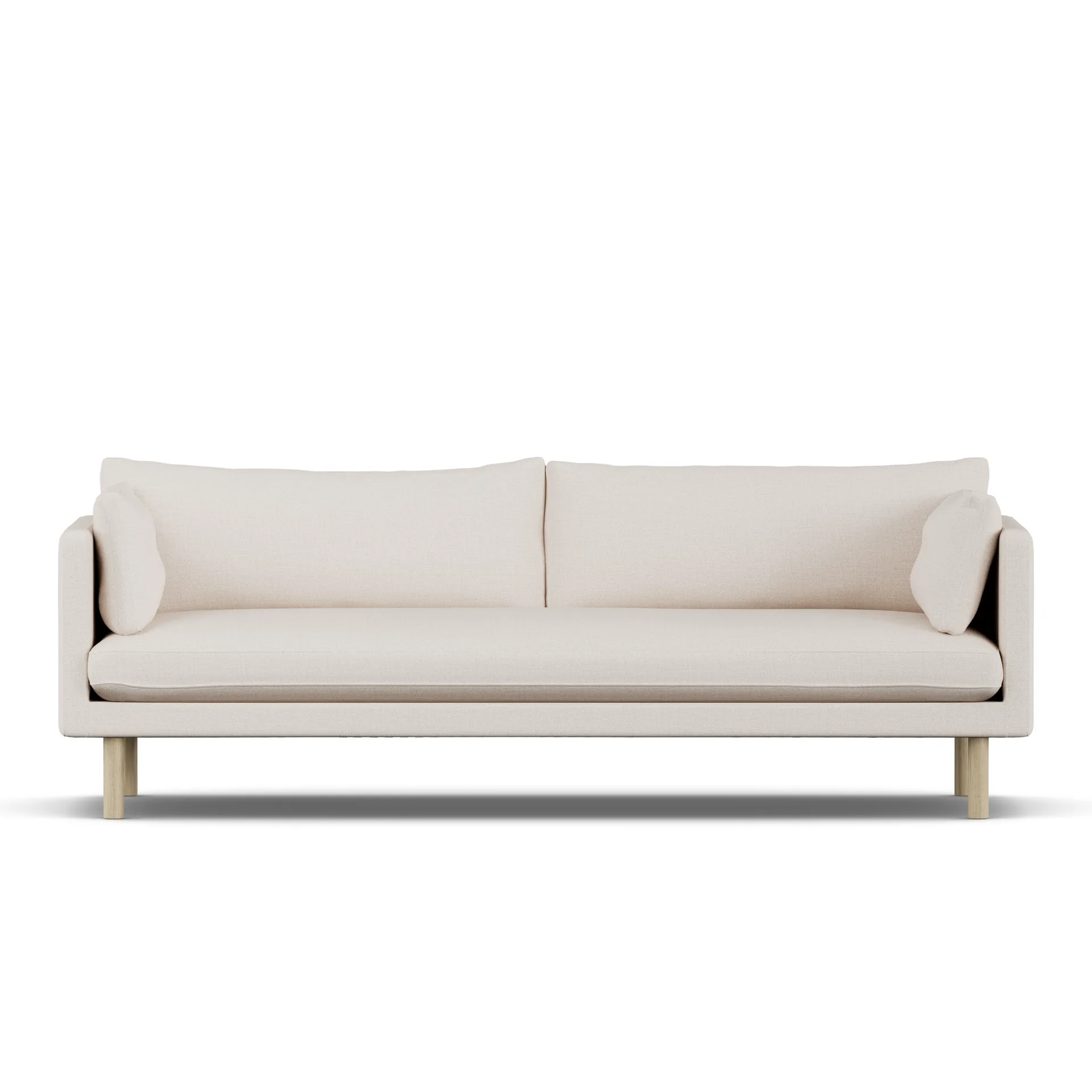 Linnevik sofa, Same Off White 6671-hvidolieret eg, 4-pers. 1898