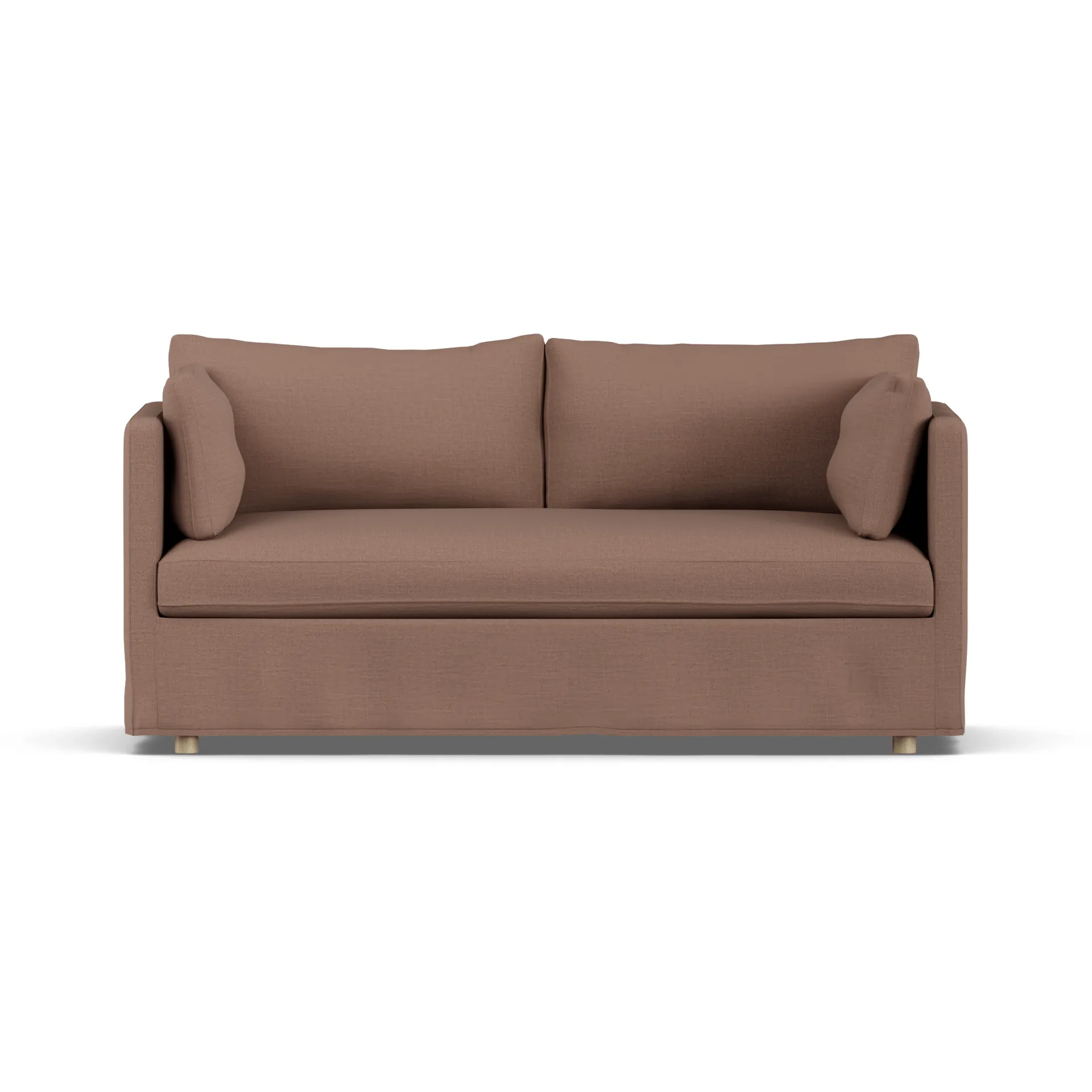 Linnevik sofa, Same Rust 6675-hvidolieret eg, 2-pers., med skørt 1898