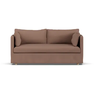 Linnevik sofa - Same Rust 6675-hvidolieret eg, 2-pers., med skørt - 1898