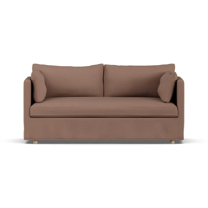 Linnevik sofa - Same Rust 6675-hvidolieret eg, 2-pers., med skørt - 1898