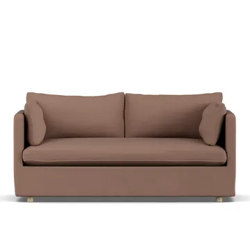 Linnevik sofa - Same Rust 6675-hvidolieret eg, 2-pers., med skørt - 1898