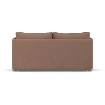 Linnevik sofa - Same Rust 6675-hvidolieret eg, 2-pers., med skørt - 1898