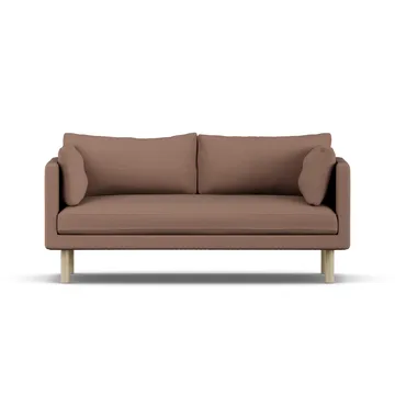 Linnevik sofa - Same Rust 6675-hvidolieret eg, 2-pers., uden skørt - 1898