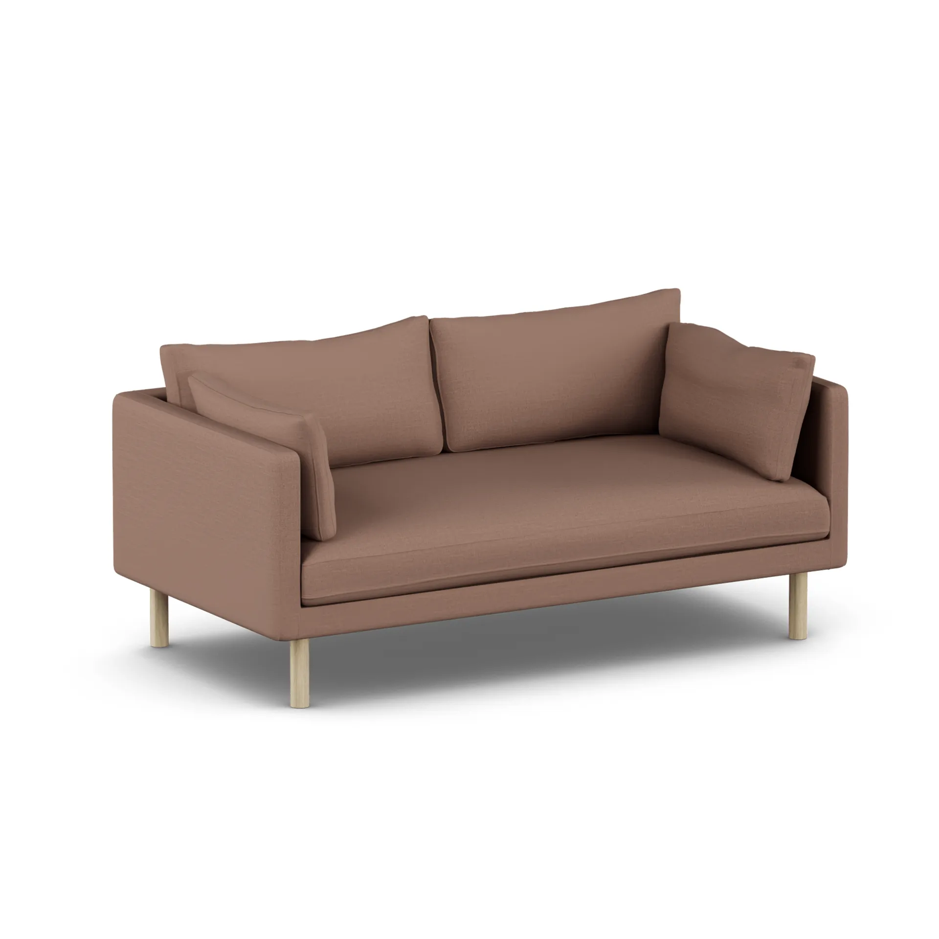 Linnevik sofa, Same Rust 6675-hvidolieret eg, 2-pers., uden skørt 1898