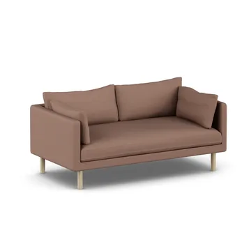 Linnevik sofa - Same Rust 6675-hvidolieret eg, 2-pers., uden skørt - 1898