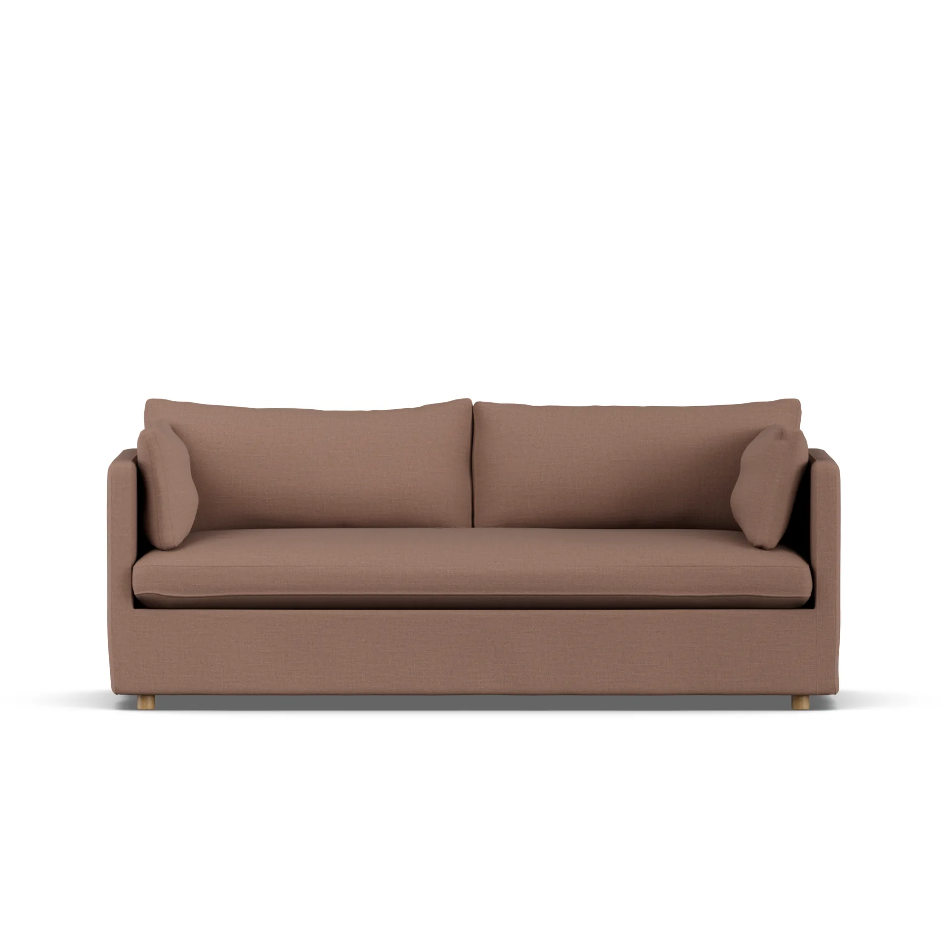 Linnevik sofa, Same Rust 6675-hvidolieret eg, 3-pers., med skørt 1898