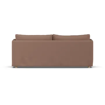 Linnevik sofa - Same Rust 6675-hvidolieret eg, 3-pers., med skørt - 1898