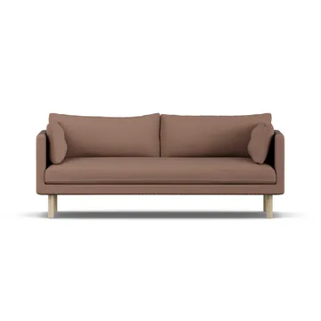 Linnevik sofa - Same Rust 6675-hvidolieret eg, 3-pers., uden skørt - 1898