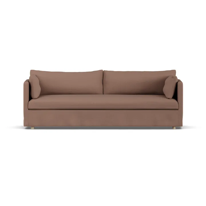 Linnevik sofa - Same Rust 6675-hvidolieret eg, 4-pers., med skørt - 1898