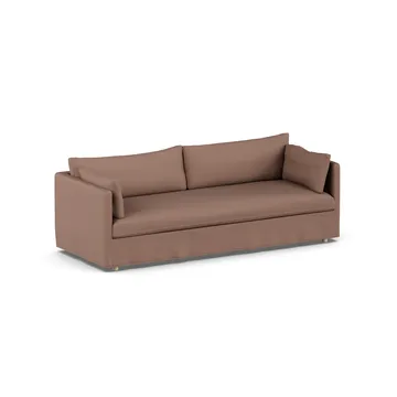 Linnevik sofa - Same Rust 6675-hvidolieret eg, 4-pers., med skørt - 1898