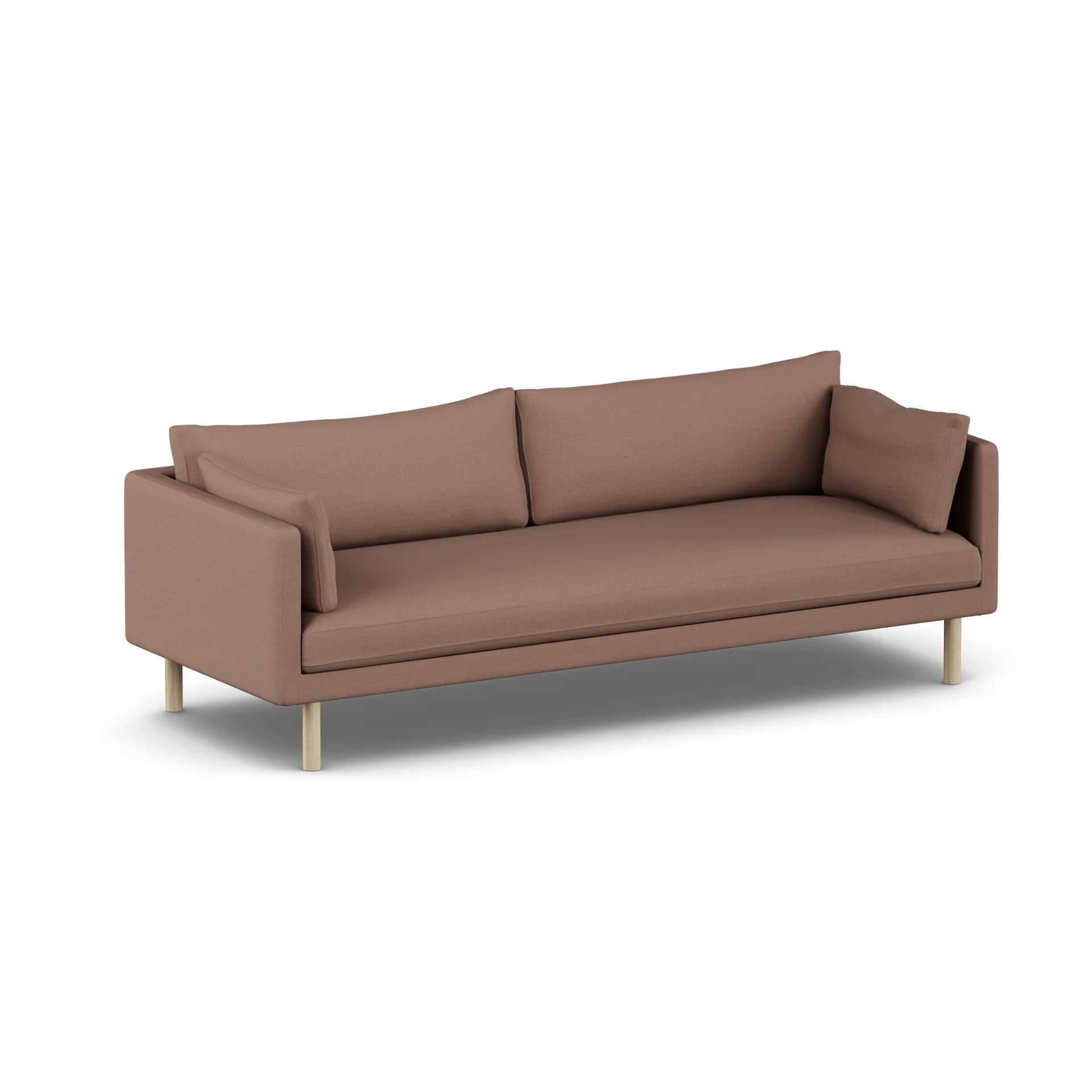 Linnevik sofa, Same Rust 6675-hvidolieret eg, 4-pers., uden skørt 1898