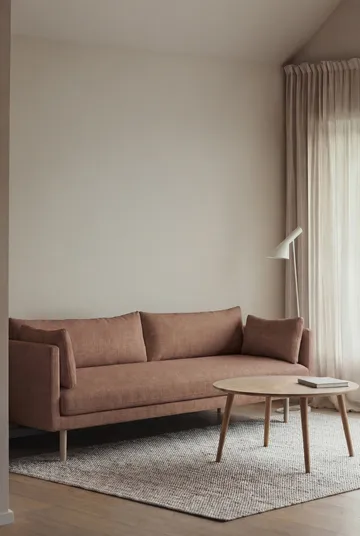 Linnevik sofa - Same Rust 6675-hvidolieret eg, 4-pers., uden skørt - 1898