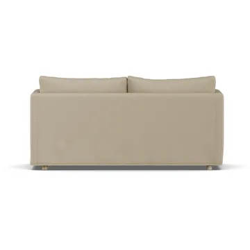 Linnevik sofa - Same Sand 6672-hvidolieret eg, 2-pers., med skørt - 1898