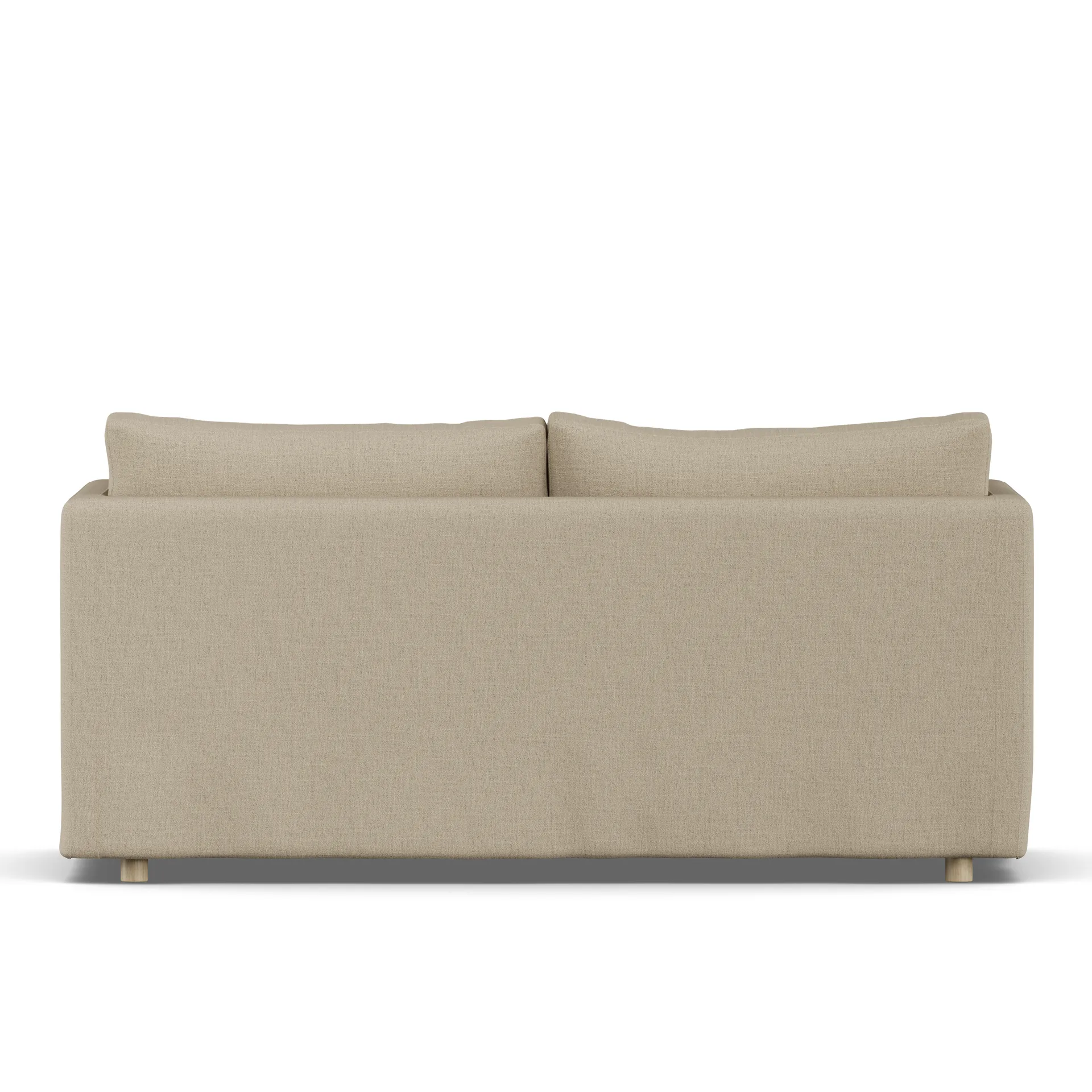 Linnevik sofa, Same Sand 6672-hvidolieret eg, 2-pers., med skørt 1898