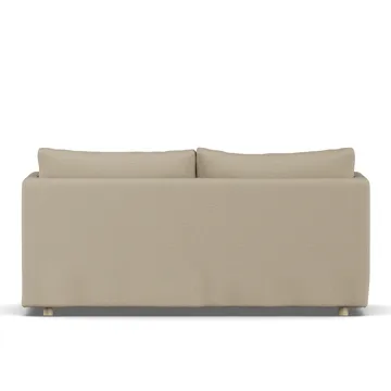 Linnevik sofa - Same Sand 6672-hvidolieret eg, 2-pers., med skørt - 1898