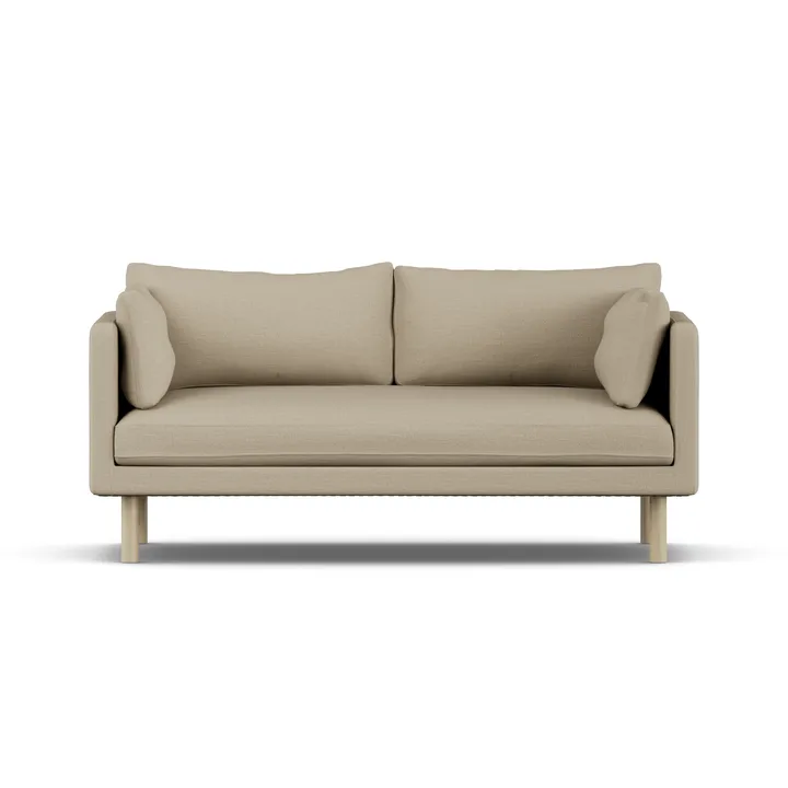 Linnevik sofa - Same Sand 6672-hvidolieret eg, 2-pers. - 1898