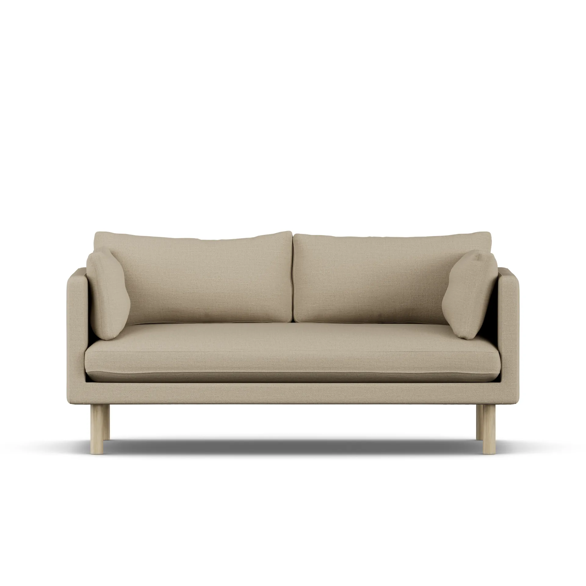 Linnevik sofa, Same Sand 6672-hvidolieret eg, 2-pers. 1898