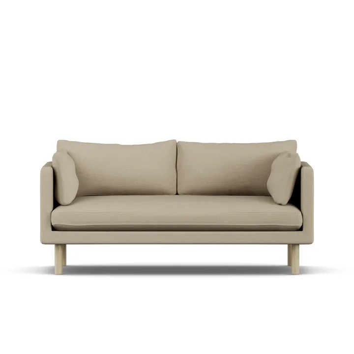 Linnevik sofa - Same Sand 6672-hvidolieret eg, 2-pers. - 1898