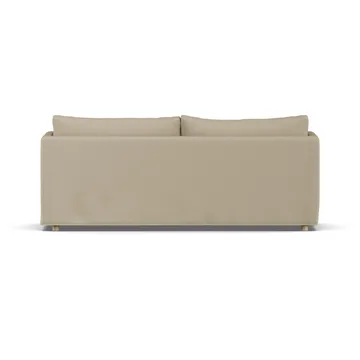 Linnevik sofa - Same Sand 6672-hvidolieret eg, 3-pers., med skørt - 1898
