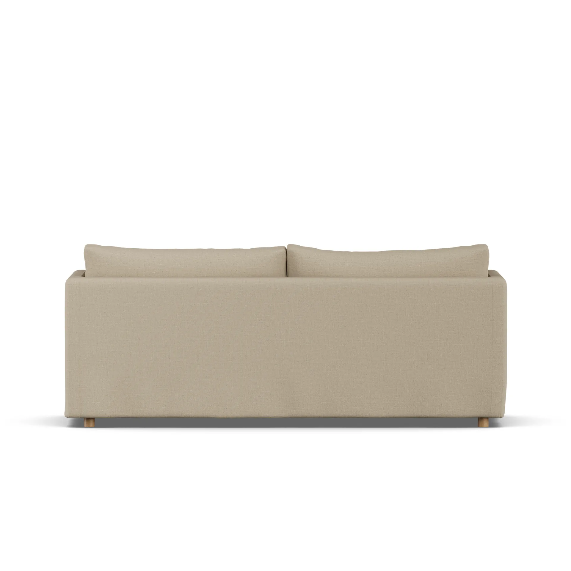 Linnevik sofa, Same Sand 6672-hvidolieret eg, 3-pers., med skørt 1898