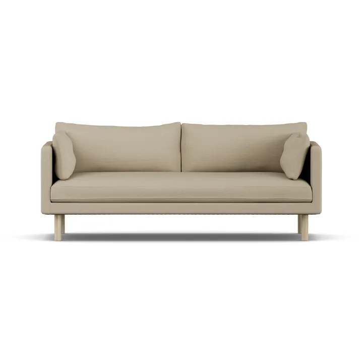 Linnevik sofa - Same Sand 6672-hvidolieret eg, 3-pers. - 1898