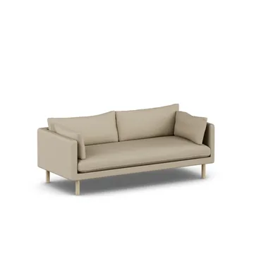 Linnevik sofa - Same Sand 6672-hvidolieret eg, 3-pers. - 1898