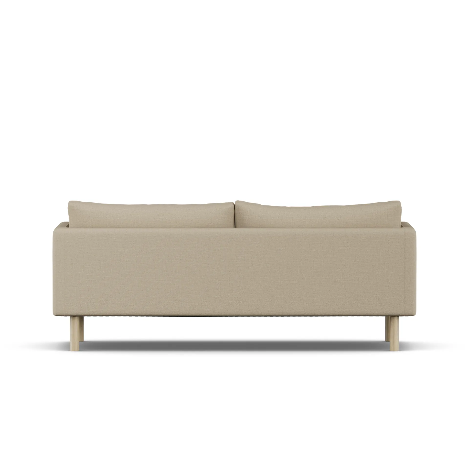 Linnevik sofa, Same Sand 6672-hvidolieret eg, 3-pers. 1898