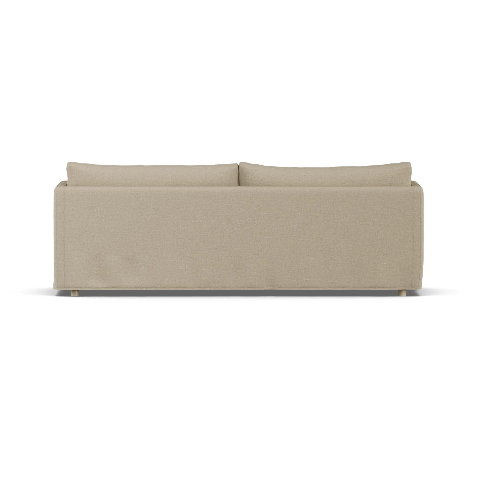 Linnevik sofa, Same Sand 6672-hvidolieret eg, 4-pers., med skørt 1898