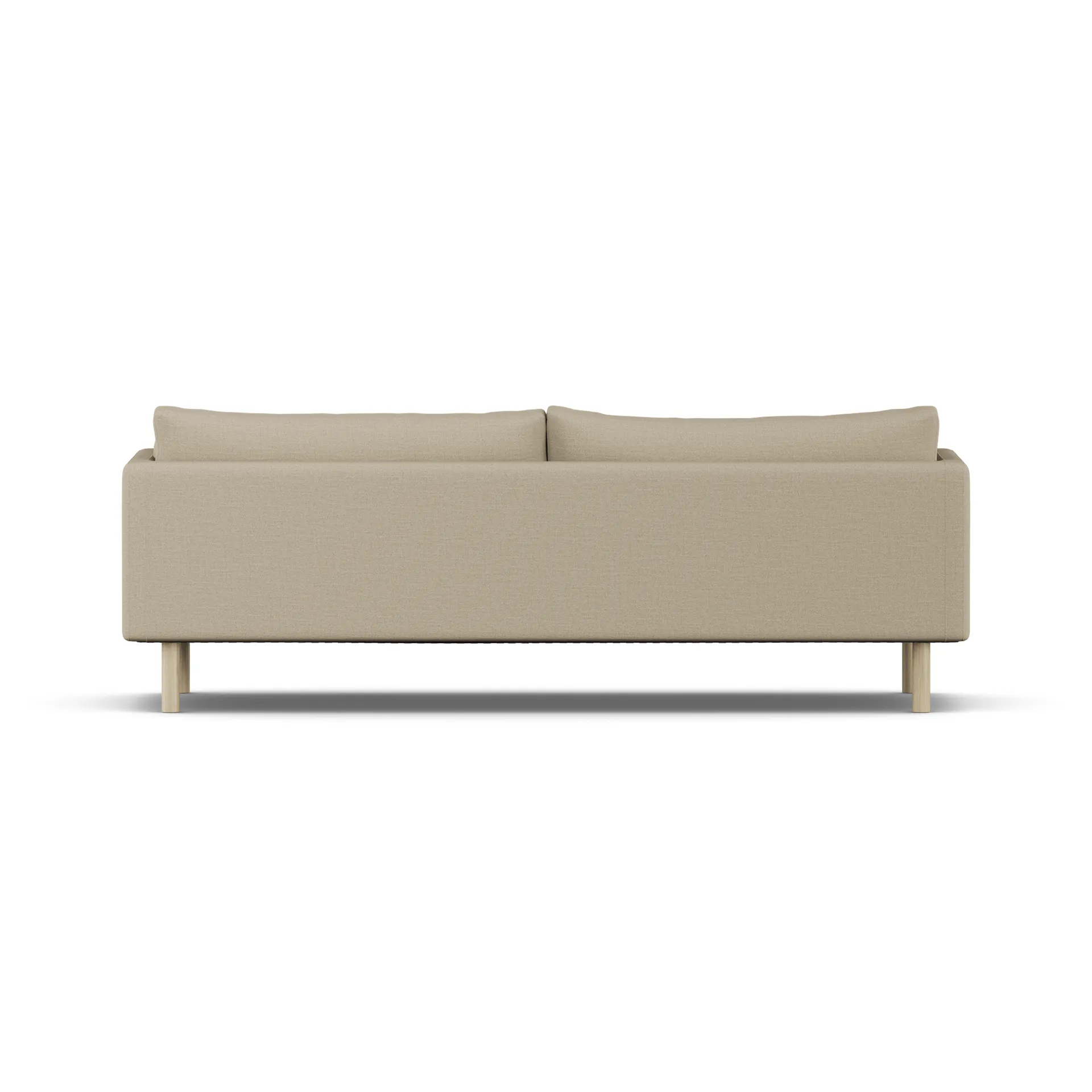 Linnevik sofa, Same Sand 6672-hvidolieret eg, 4-pers., uden skørt 1898