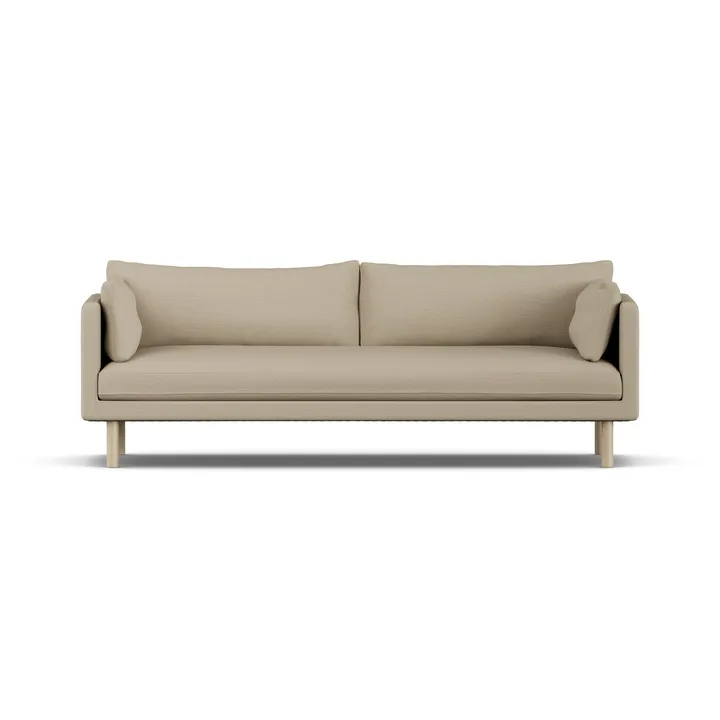 Linnevik sofa - Same Sand 6672-hvidolieret eg, 4-pers. - 1898