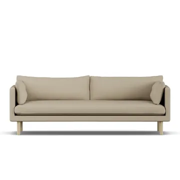Linnevik sofa - Same Sand 6672-hvidolieret eg, 4-pers. - 1898