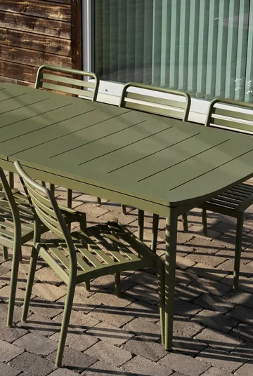Marsala udtræksbord - Moss green, 208-288 cm - 1898