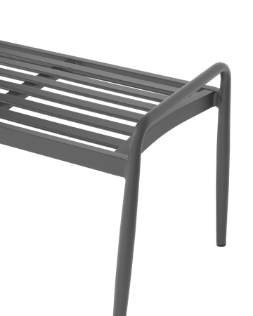 Messina bænk 51x124 cm - Anthracite - 1898