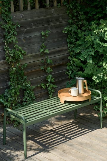 Messina bænk 51x124 cm - Moss green - 1898
