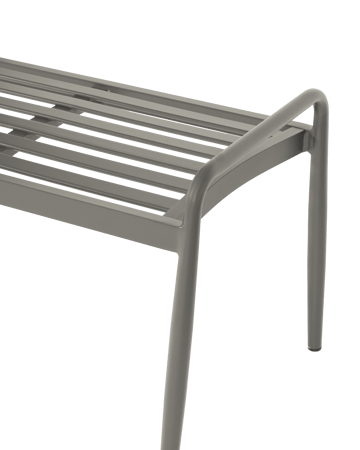 Messina bænk 51x124 cm - Taupe - 1898