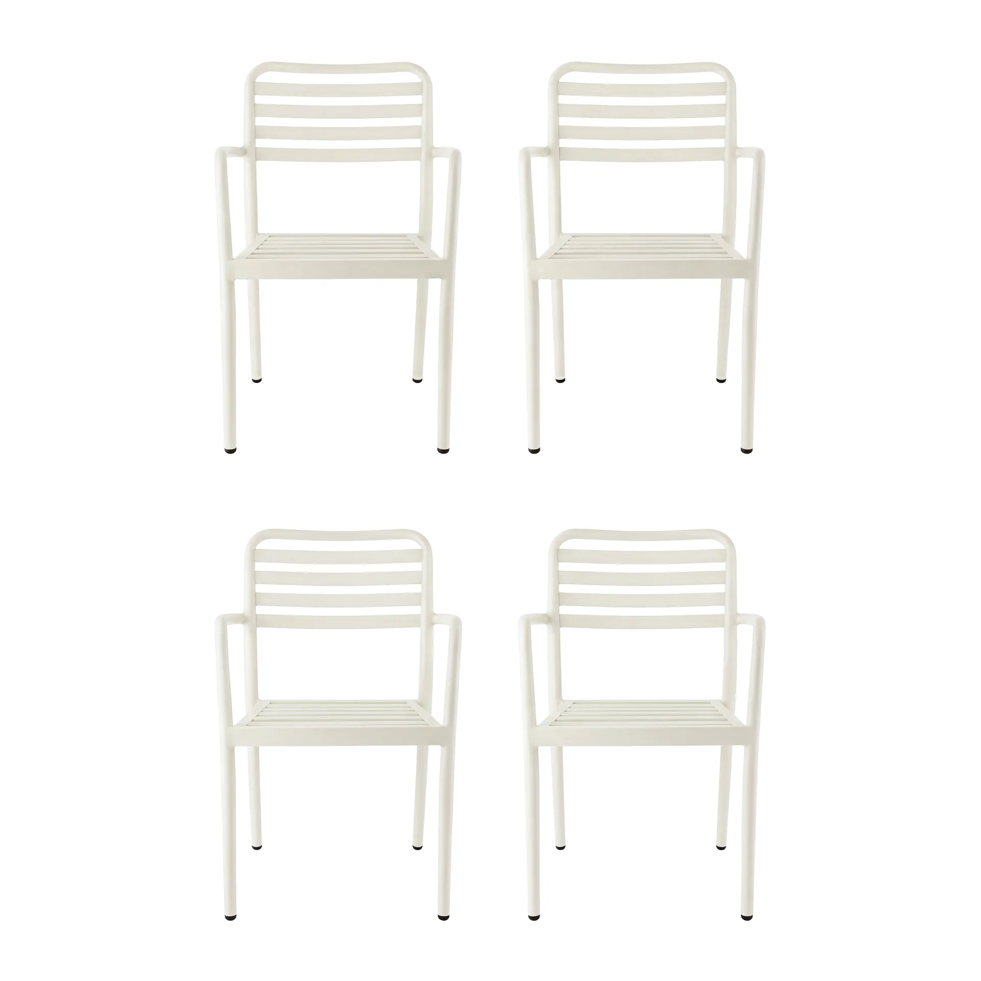 Messina karmstol, Off white, 4-pak 1898
