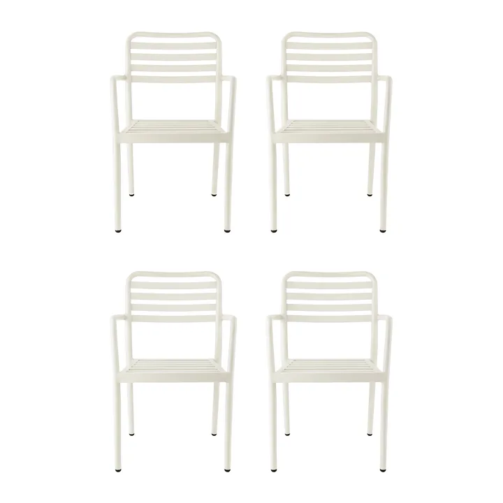 Messina karmstol, Off white, 4-pak - 1898
