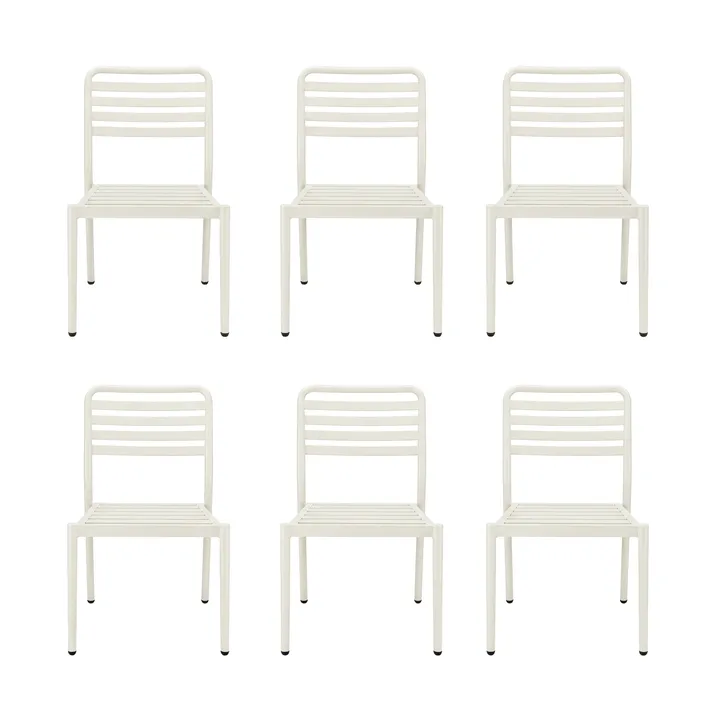Messina stol, Off white, 6-pak - 1898