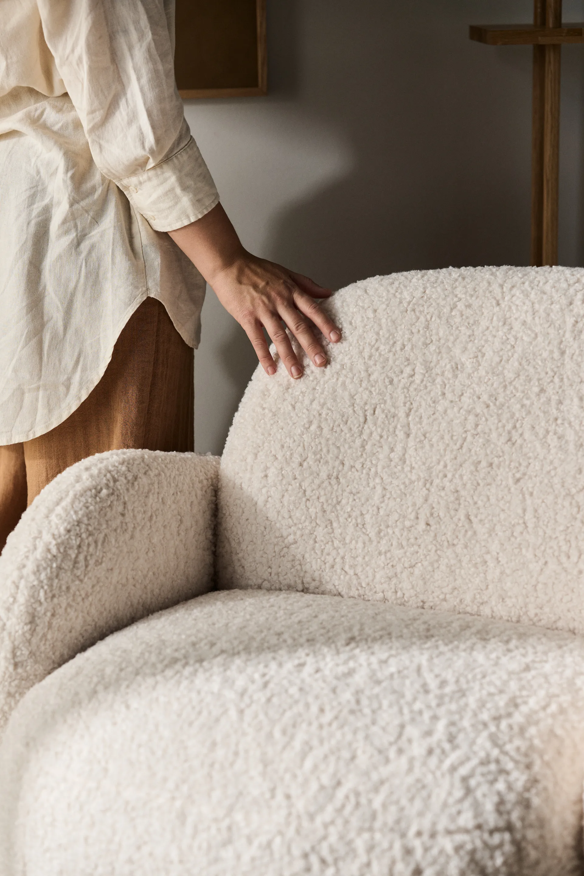 Mo lænestol med drejefunktion, Glore white 1898