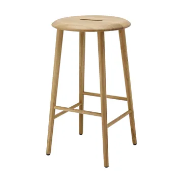 Norrabo rund barstol 65 cm - Naturlakeret eg - 1898