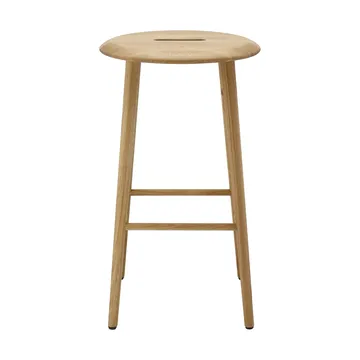 Norrabo rund barstol 65 cm - Naturlakeret eg - 1898